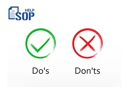 Dos and Don’ts to Keep in Mind while Writing a Statement of Purpose