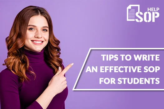 Tips To Write An Effective SOP For Students