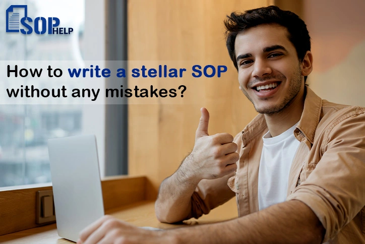 How to write a stellar SOP without any mistakes banner