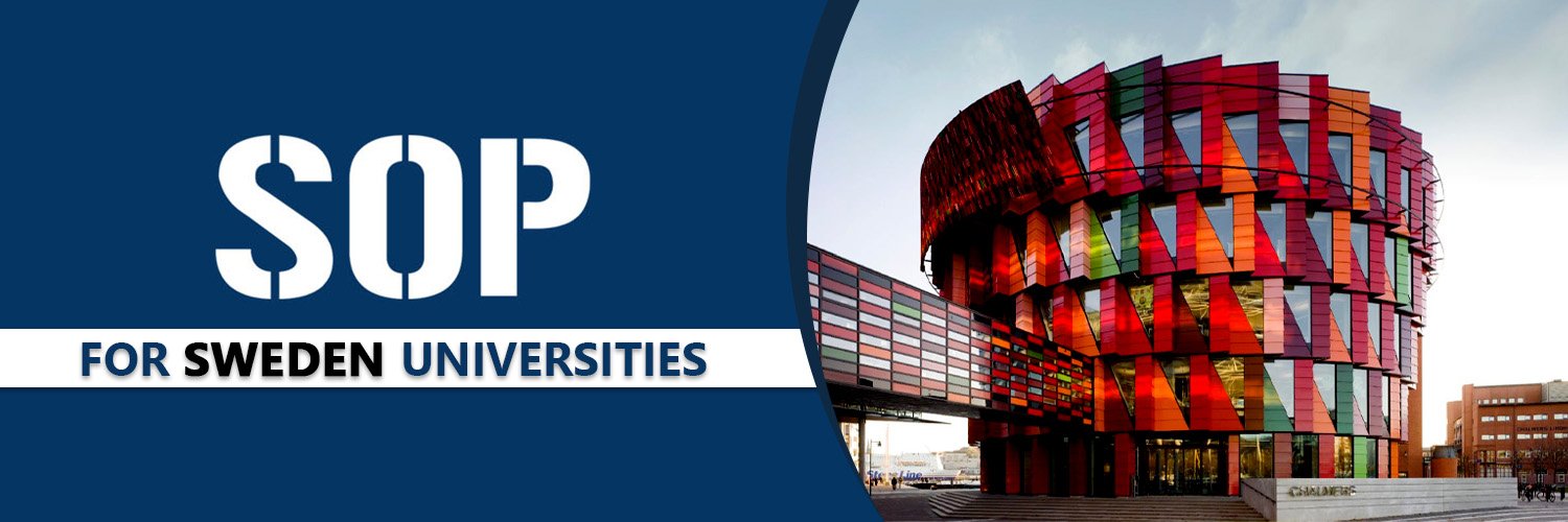 SOP For Sweden Universities Banner