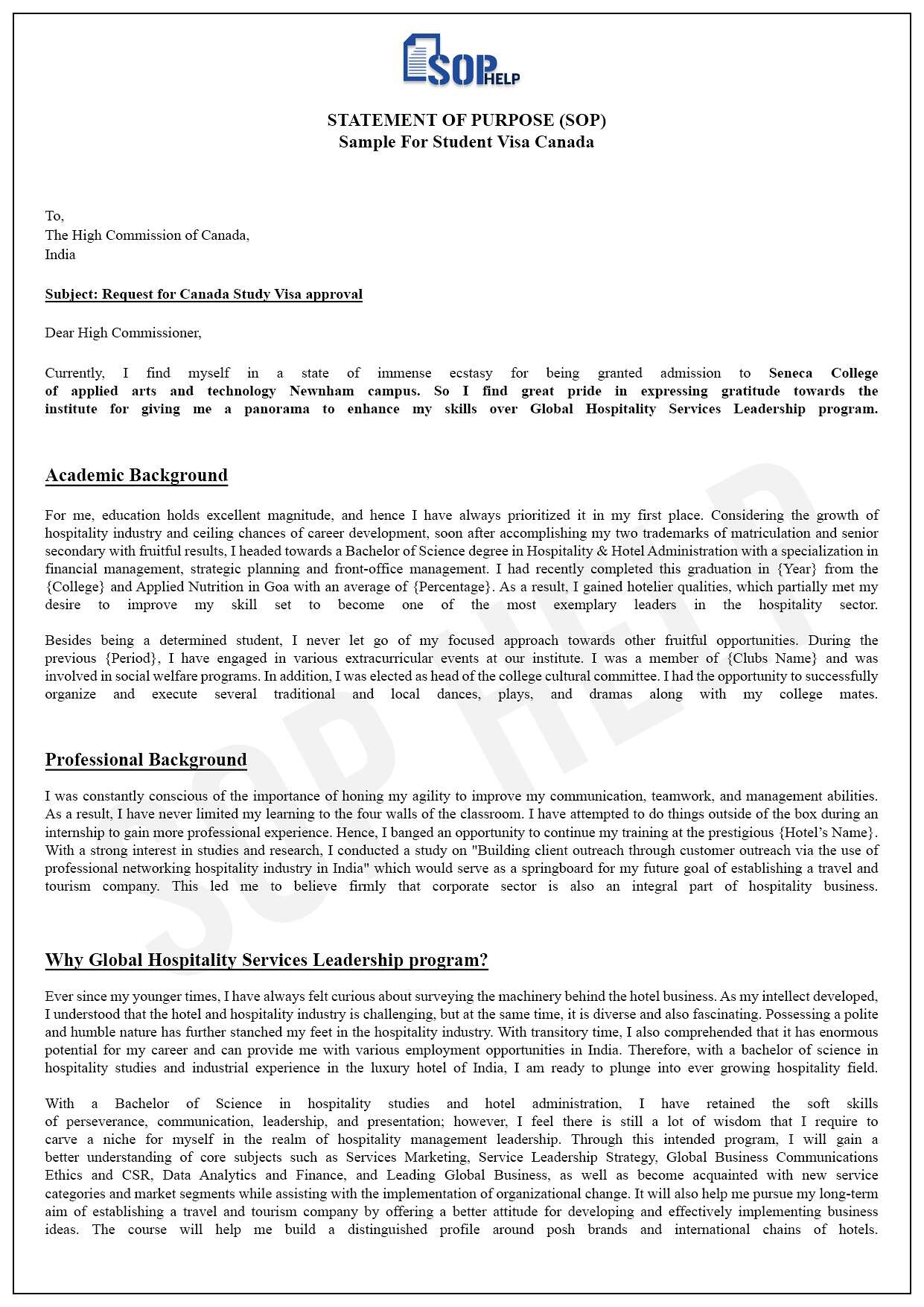SOP Sample For Student Visa Canada JPG