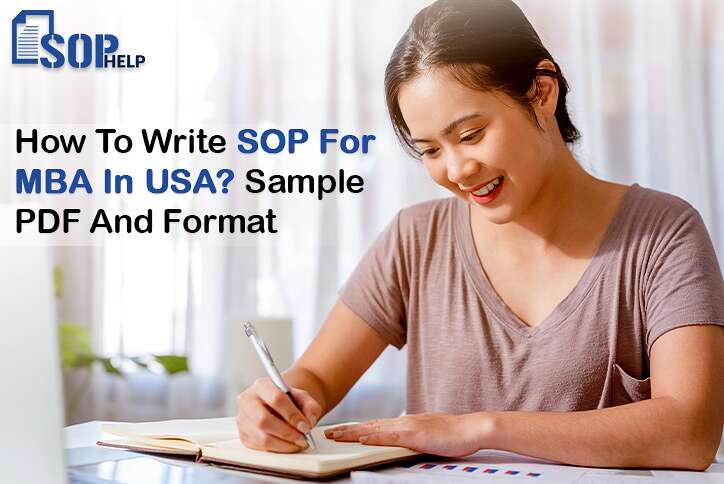 How To Write SOP For MBA In USA? Sample PDF And Format Banner