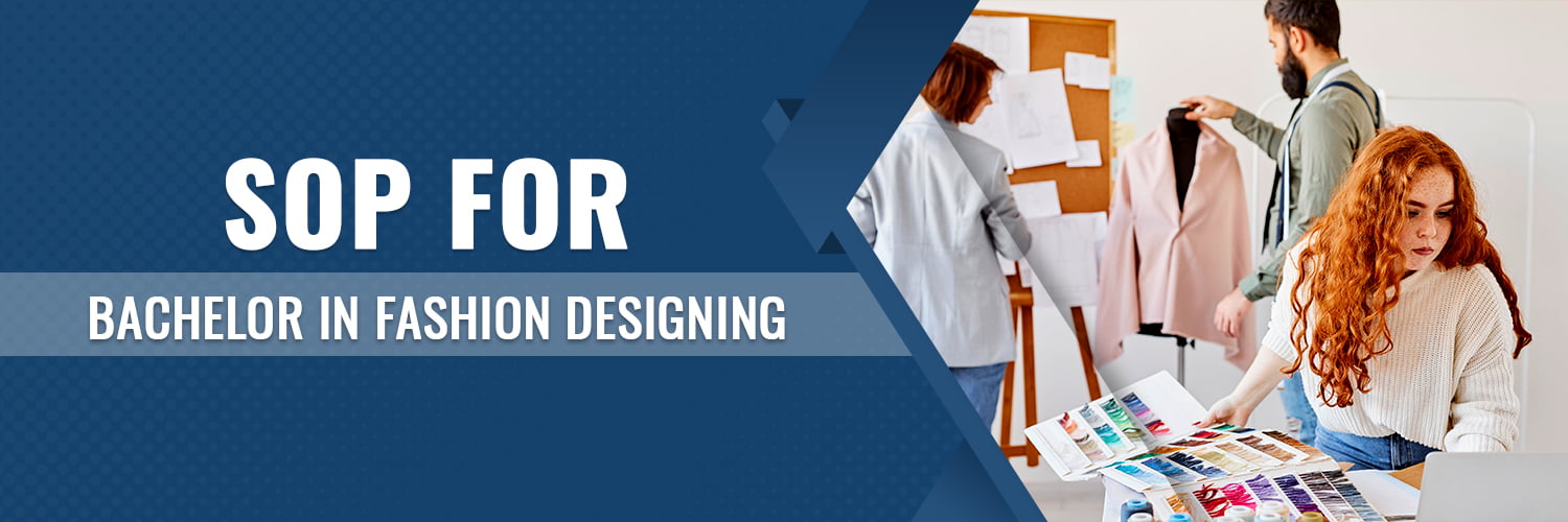 SOP for Bachelor in Fashion Designing Banner