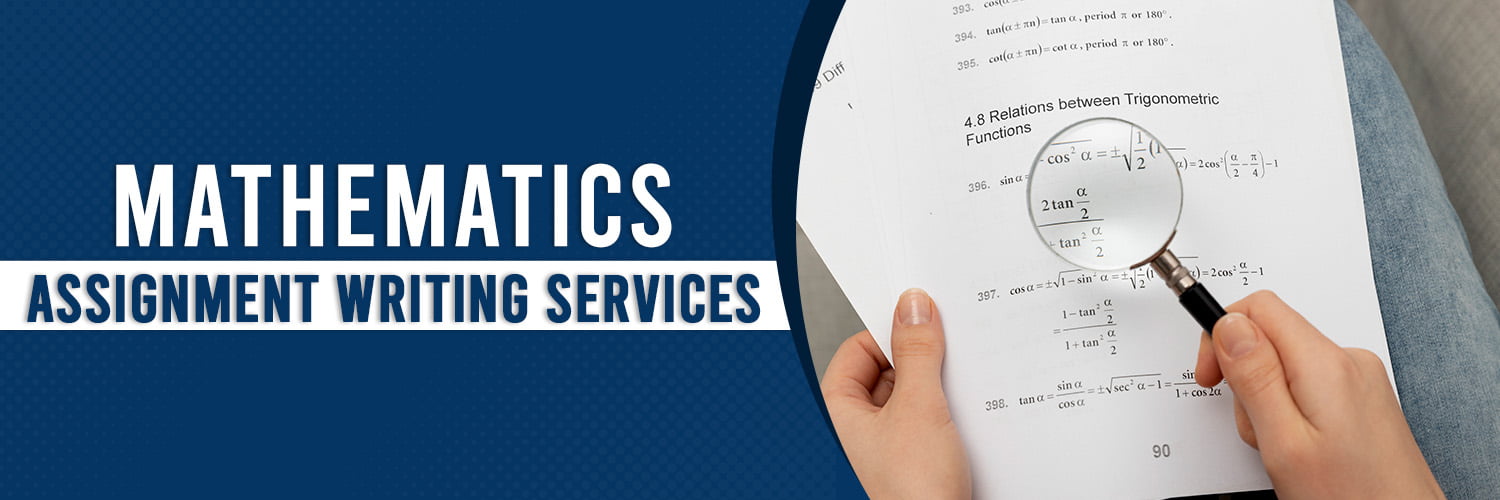 Mathematics Assignment Writing Services Banner