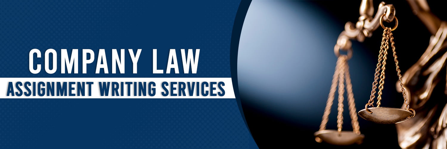 Company Law Assignment Writing Services Banner